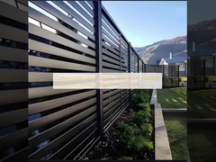 Customizable Metal Security Wall Fence , Outdoor Decoration Metal Garden Privacy Panels